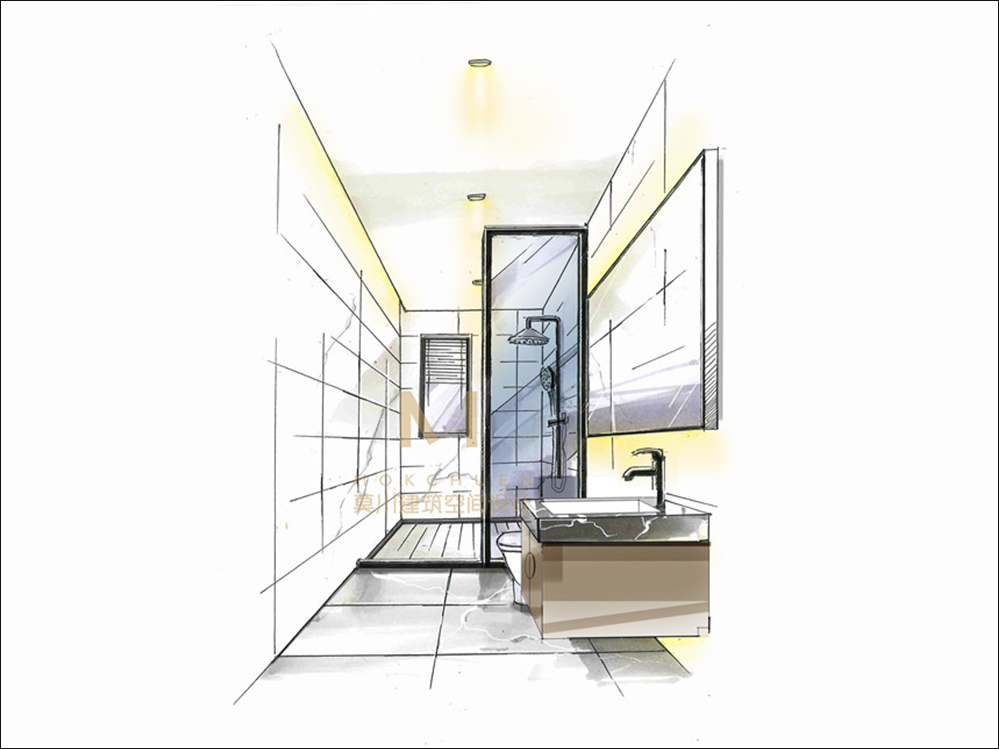 竹盛花園衛(wèi)生間裝修設(shè)計(jì)效果圖