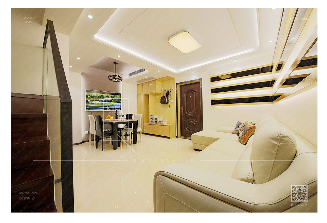 簡約書香門第客廳