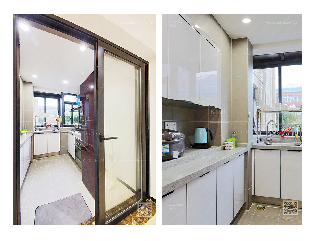 簡約書香門第廚房