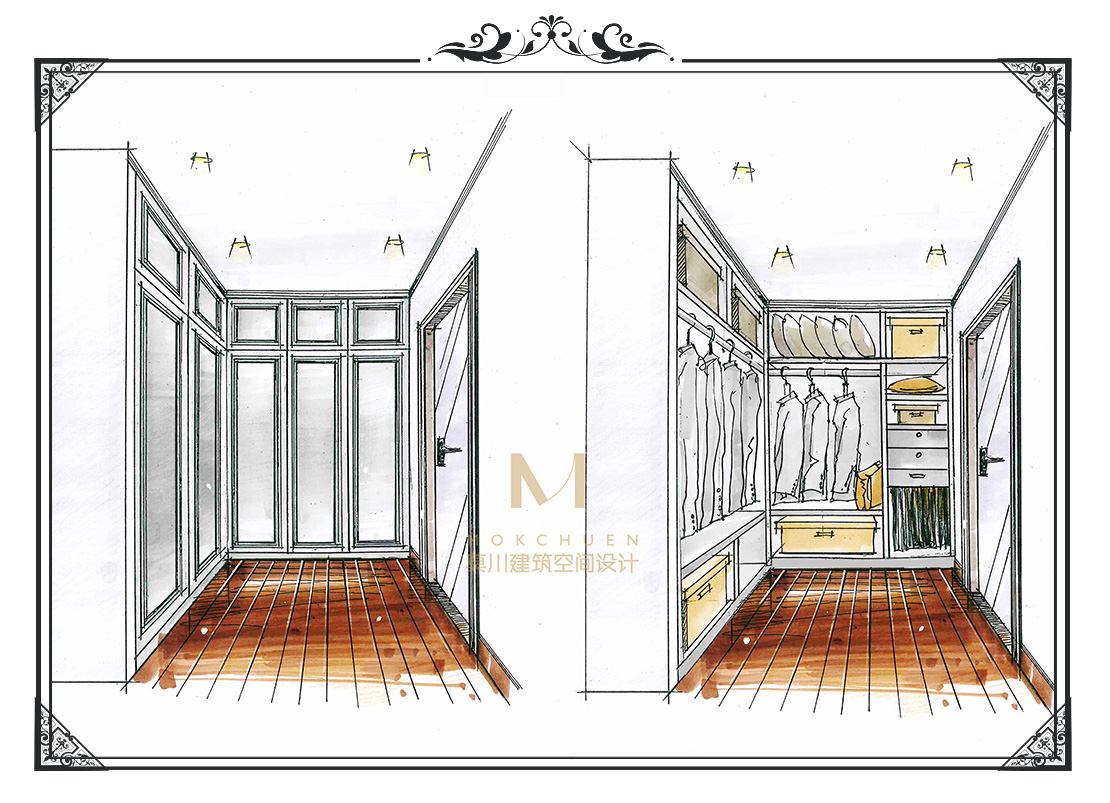歐式香域中央衣帽間